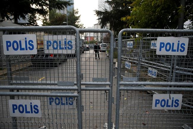 The Latest: Khashoggi's fiancée put under police protection | iNFOnews.ca
