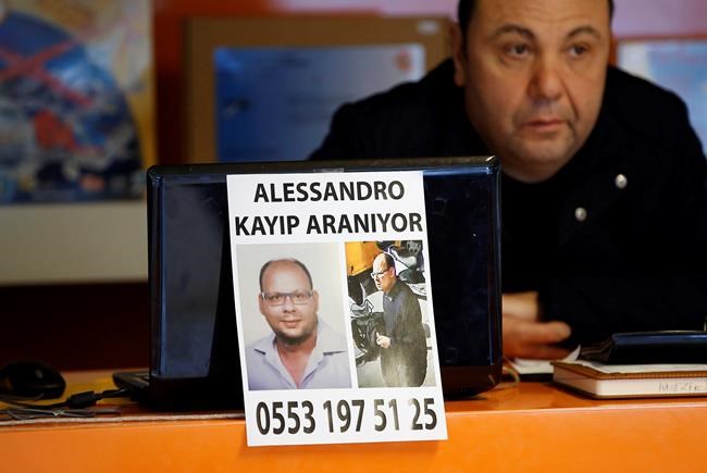 Report: Missing Italian man found dead in Istanbul | iNFOnews.ca