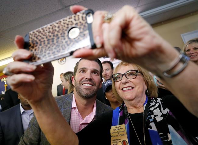 President's son stumps for McSally, Sinema rallies backers | iNFOnews.ca