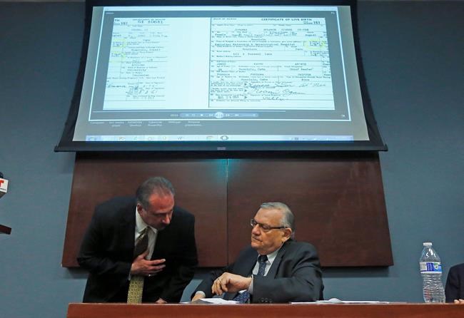 Sheriff Joe Arpaio closes probe of Obama birth certificate | iNFOnews.ca Sheriff Joe Arpaio closes probe of Obama birth certificate | iNFOnews.ca