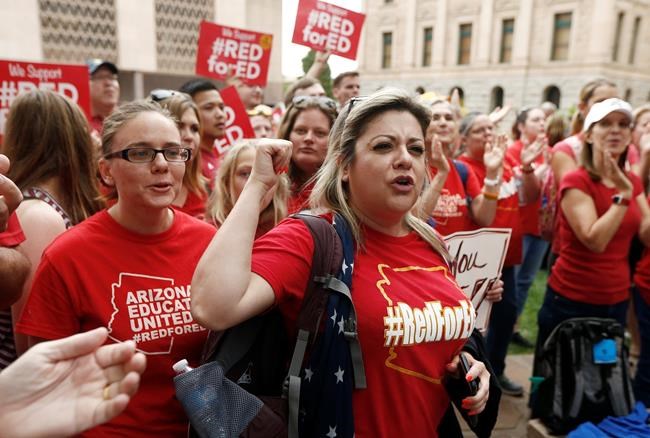The Latest: Arizona teachers to end strike if plan passes | iNFOnews.ca The Latest: Arizona teachers to end strike if plan passes | iNFOnews.ca