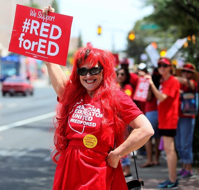 Seeing red: Teacher walkouts shut Arizona, Colorado schools | iNFOnews.ca