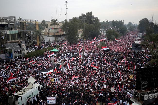 Iraqis rally against US troops, demanding they leave | iNFOnews.ca