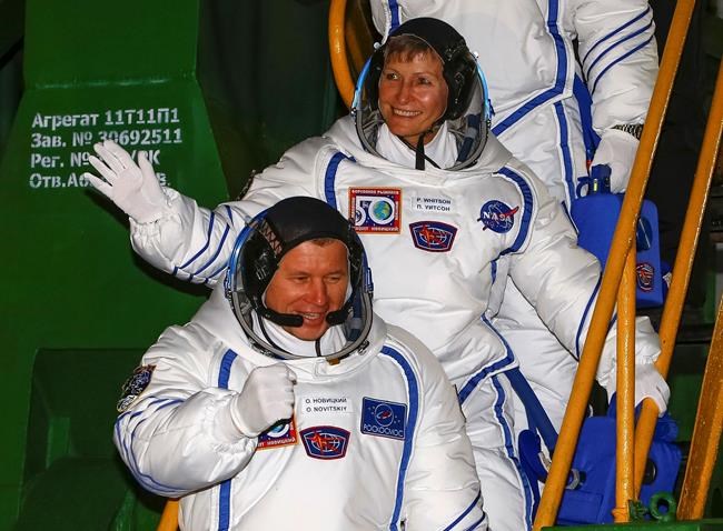 Rocket carrying crew of 3 blasts off for Int'l Space Station | iNFOnews.ca Rocket carrying crew of 3 blasts off for Int'l Space Station | iNFOnews.ca