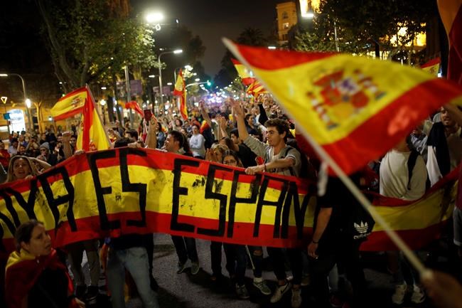 The Latest: Hundreds against independence rally in Barcelona | iNFOnews.ca