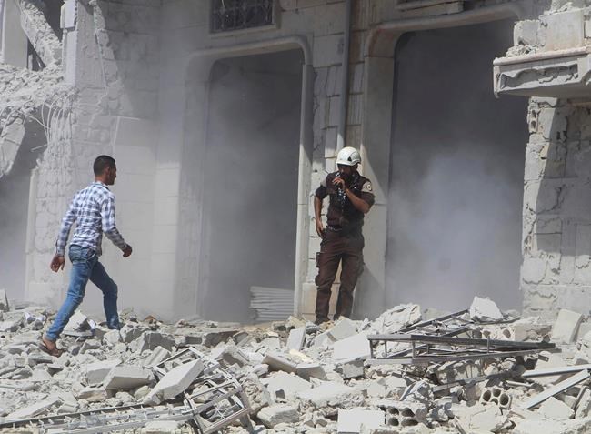 Syrian rescuers say government bombing kills infant | iNFOnews.ca