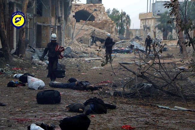 Syrians fleeing government advances in Aleppo shelled | iNFOnews.ca Syrians fleeing government advances in Aleppo shelled | iNFOnews.ca