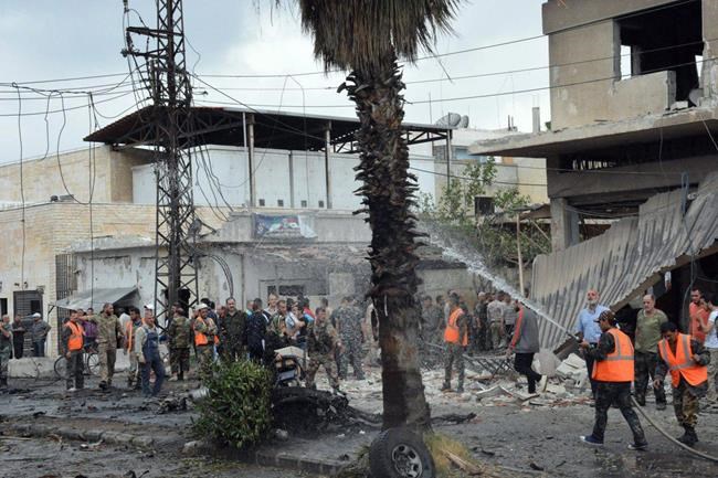 Explosions strike Syria's Damascus and Homs, 4 killed | iNFOnews.ca