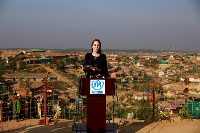 Jolie urges Myanmar to end violence against Rohingya Muslims | iNFOnews.ca