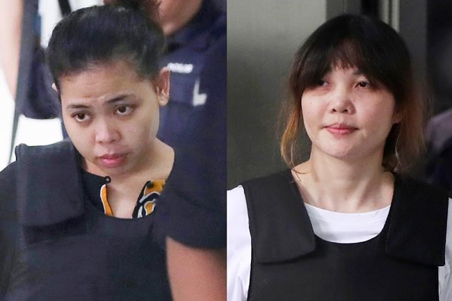 2 women plead not guilty in N. Korean scion's assassination | iNFOnews.ca