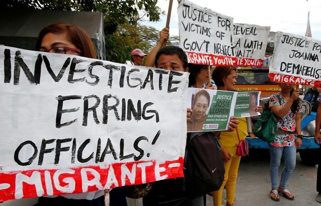 Duterte: Labor ban to Kuwait stays, may be expanded | iNFOnews.ca CP911029689