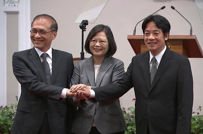 Taiwan appoints new premier amid tense China relations | iNFOnews.ca CP242624678