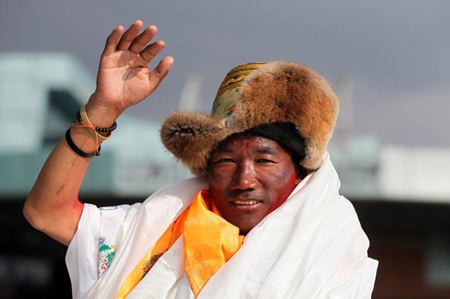 Sherpa climber scales Mount Everest for record 23rd time | iNFOnews.ca