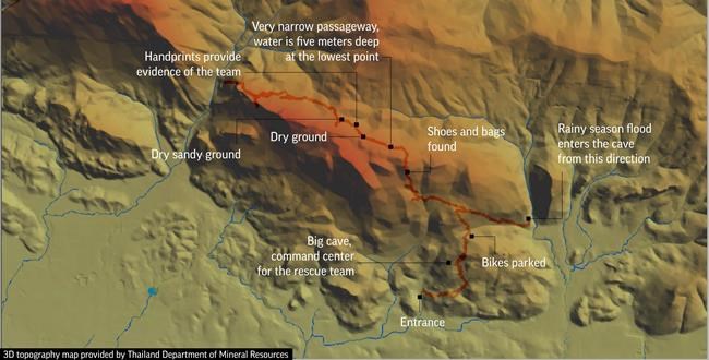 Rain, high water complicate cave search for Thai soccer team | iNFOnews.ca