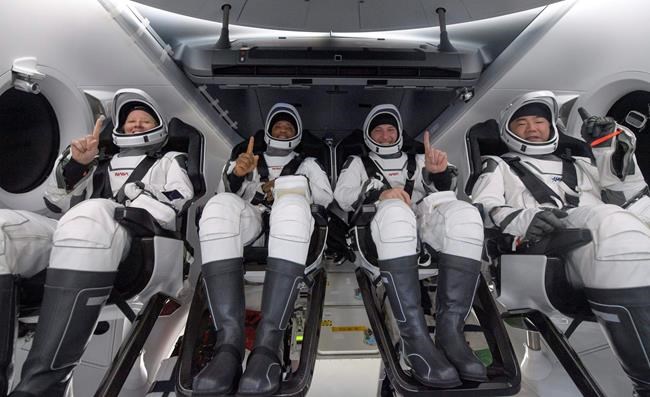 SpaceX returns 4 astronauts to Earth; rare night splashdown | iNFOnews.ca