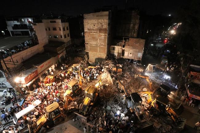 4-story hotel collapses in central India, killing 10 | iNFOnews.ca