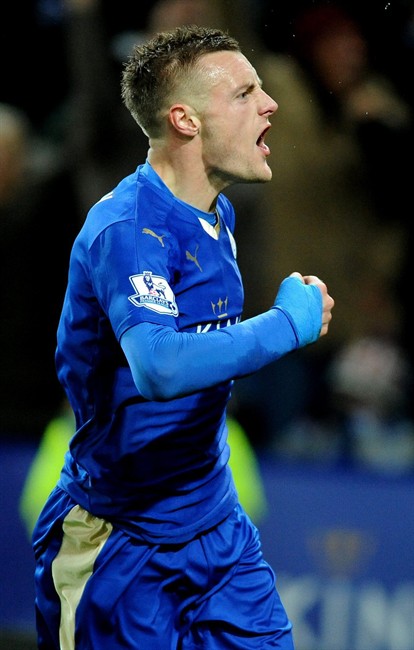 Leicester striker Vardy sets English Premier League record by scoring in 11th straight game | iNFOnews.ca