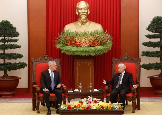 Mattis trip to Vietnam aimed at countering China's influence | iNFOnews.ca Mattis trip to Vietnam aimed at countering China's influence | iNFOnews.ca