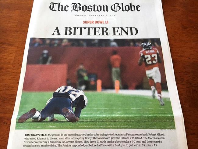 Some Boston Globe editions suggest Patriots lost Super Bowl | iNFOnews.ca