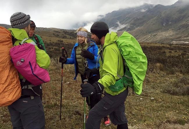 Boston Marathon bombing amputee scales mountain in Ecuador | iNFOnews.ca CP1866108217