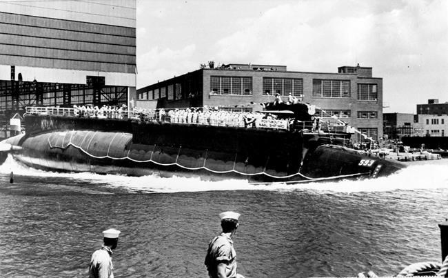 Navy to scatter vet's ashes near site of 1963 sub sinking | iNFOnews.ca CP814434695