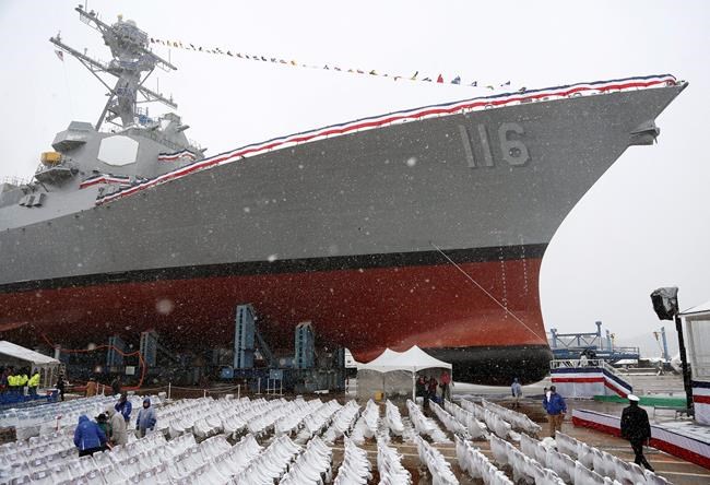 US Navy commissioning new destroyer Thomas Hudner in Boston | iNFOnews.ca