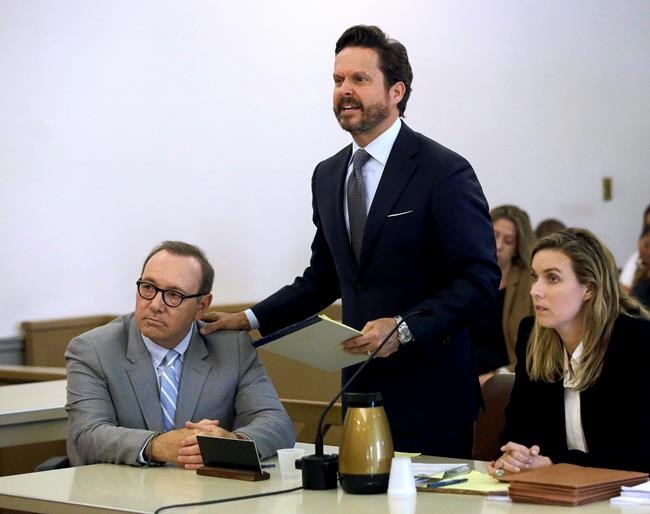 Kevin Spacey shows up for hearing in groping case | iNFOnews.ca CP255446838
