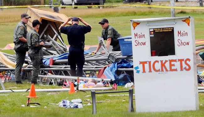 Circus operator to pay $15K in tent collapse that killed 2 | iNFOnews.ca CP819225944