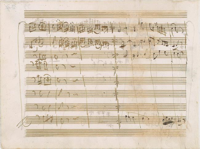 Mozart manuscript fails to sell; $200,000 bid was expected | iNFOnews.ca CP453085065