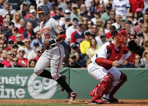 Orioles score 6 in 3rd off Buchholz, spoil Red Sox game on Patriots' Day with 7-6 win | iNFOnews.ca CP28078056