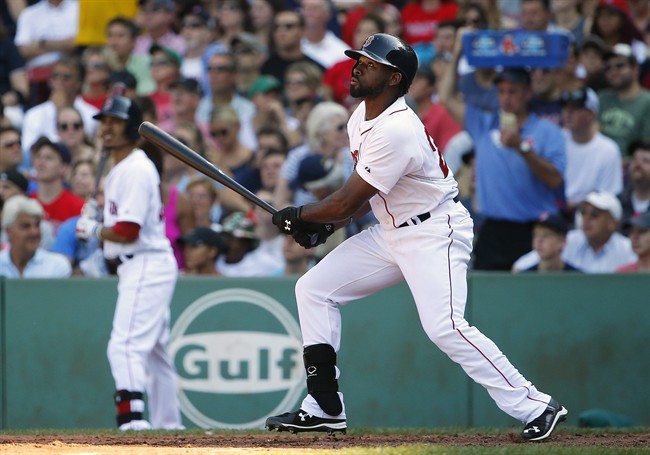 Jackie Bradley Jr. has 4 hits, drives in 4; Red Sox beat AL East-leading Blue Jays 11-4 | iNFOnews.ca CP34482500
