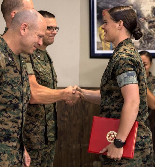 Marine, 24, is first woman to lead amphibian platoon | iNFOnews.ca