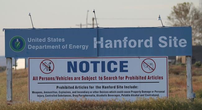 US says no radiation released in steam leak at nuclear site | iNFOnews.ca