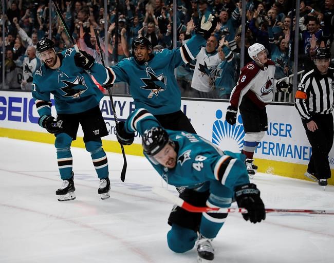 Hertl scores 2 to lead Sharks past Avalanche 2-1 in Game 5 | iNFOnews.ca Hertl scores 2 to lead Sharks past Avalanche 2-1 in Game 5 | iNFOnews.ca