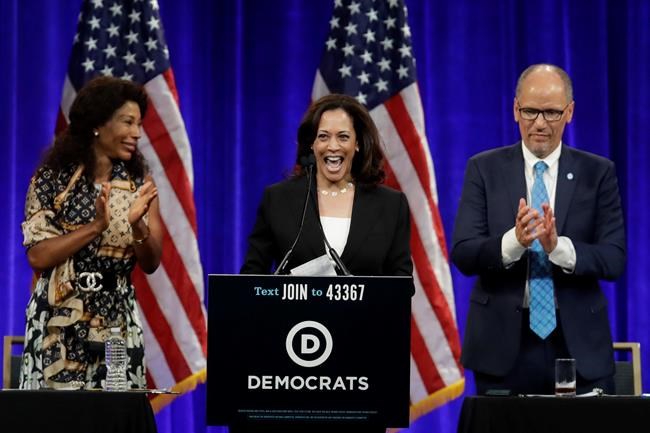 The Latest: Harris gets warm welcome at California meeting | iNFOnews.ca
