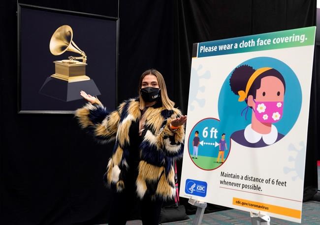 A peek behind the masks, precautions at the pandemic Grammys | iNFOnews.ca