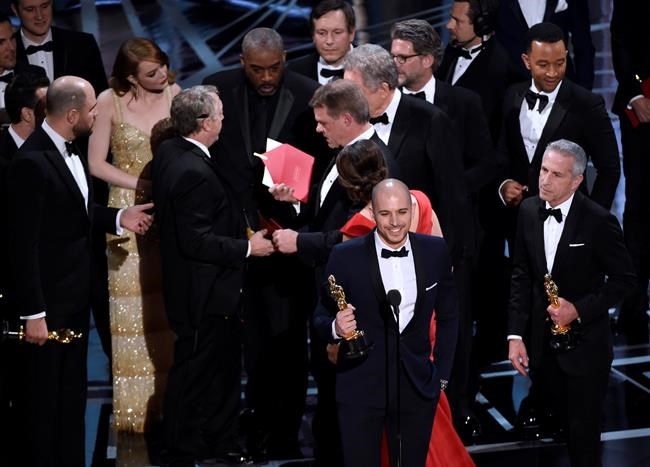 Oscars mistake puts consulting firm's reputation in jeopardy | iNFOnews.ca CP975098259