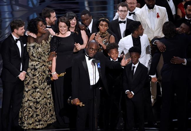 The Latest: 'Moonlight' wins best picture Academy Award | iNFOnews.ca