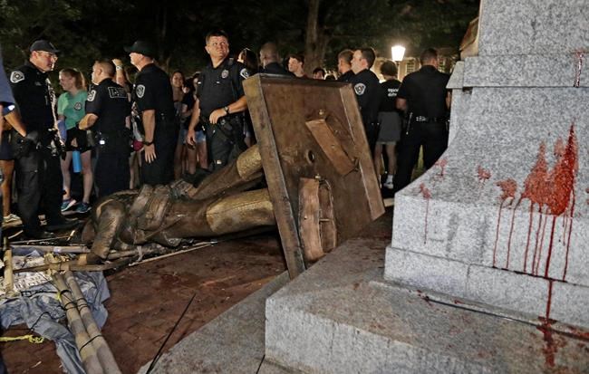 UNC sets November deadline to plan Confederate statue's fate | iNFOnews.ca UNC sets November deadline to plan Confederate statue's fate | iNFOnews.ca