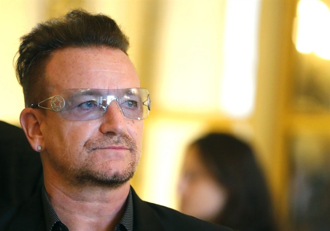 U2 frontman Bono says 'nothing will stop us from going back' to Paris after deadly attacks | iNFOnews.ca CP35524191