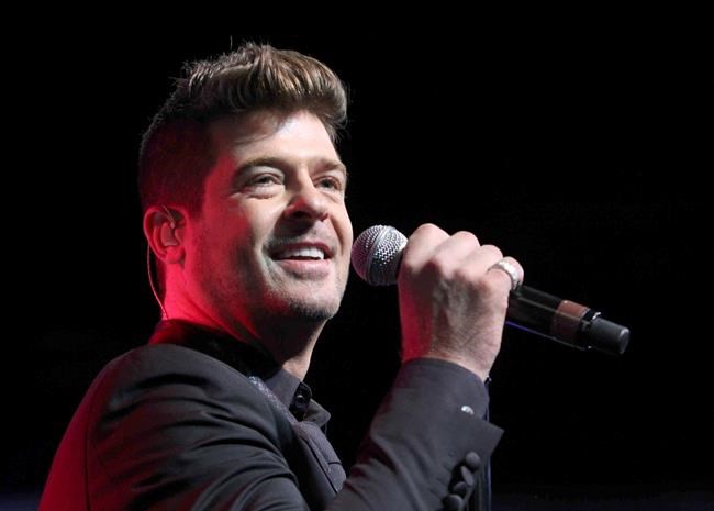 Judge restricts Robin Thicke's contact with his son, ex-wife | iNFOnews.ca Judge restricts Robin Thicke's contact with his son, ex-wife | iNFOnews.ca