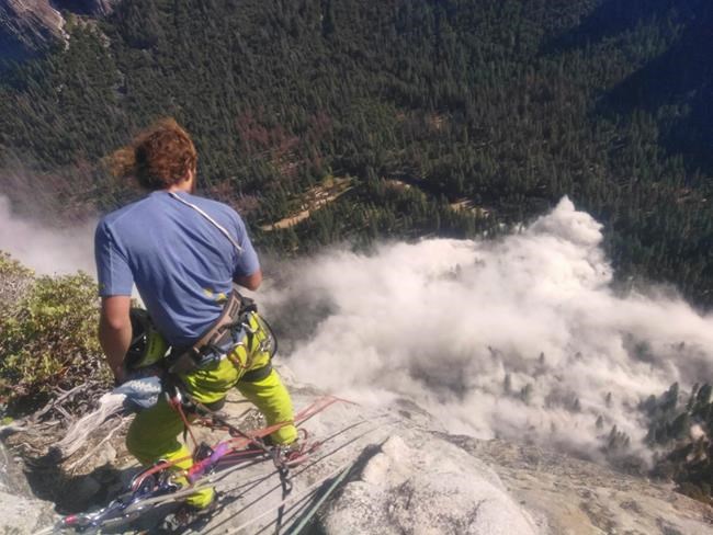 Climber: Rock fall strikes Yosemite for a second day | iNFOnews.ca Climber: Rock fall strikes Yosemite for a second day | iNFOnews.ca