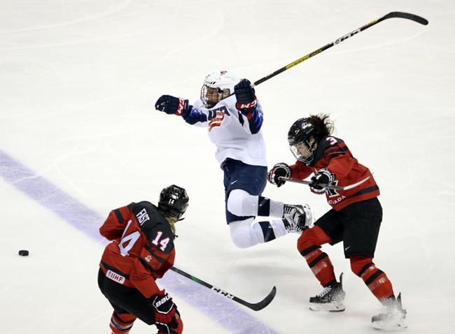 Canada-USA women's hockey rivalry on display in Victoria contest, Canada wins | iNFOnews.ca Canada-USA women's hockey rivalry on display in Victoria contest, Canada wins | iNFOnews.ca