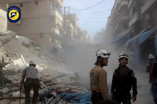 Airstrike hits market in Syria's Aleppo, killing 15 | iNFOnews.ca CP1795380619
