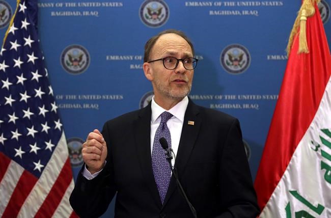 American diplomat: US looks to counter Iran in post-war Iraq | iNFOnews.ca CP1887017253