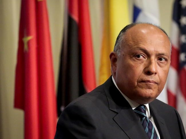 On rare Israel visit, Egyptian FM calls for 2-state solution | iNFOnews.ca