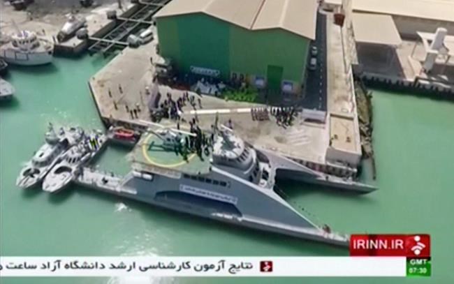 Iran unveils new helicopter-carrying catamaran ship | iNFOnews.ca