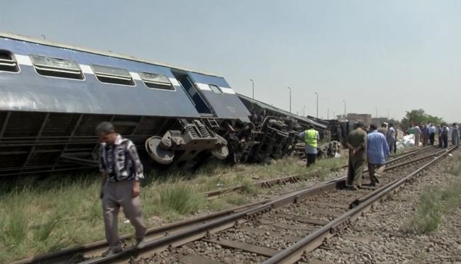 5 killed in train derailment south of the Egyptian capital | iNFOnews.ca 5 killed in train derailment south of the Egyptian capital | iNFOnews.ca
