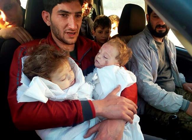 Syrian father who lost twins to poison gas uprooted again | iNFOnews.ca