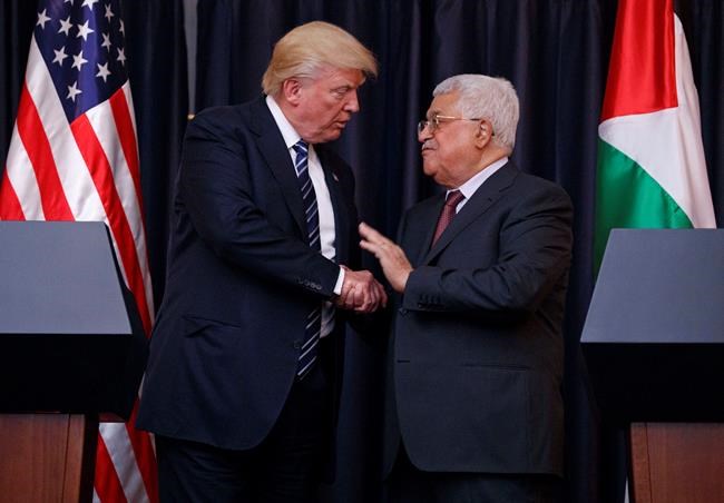 More Palestinians seek Abbas resignation; skeptical of Trump | iNFOnews.ca CP447150668